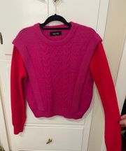 Pink And Red Sweater 