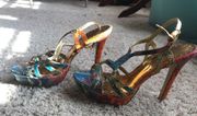 BCBG colorful heels