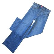 SPANX 20407Q Seamed Front Wide Leg in Vintage Indigo Pull-on Jeans S Petite