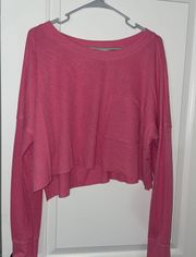 Pink Long Sleeve Top