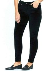 Tummy-less High Rise Skinny Black Jeans Size 16