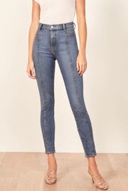 Suzie High Waisted Jeans in Rhine Wash