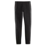 NWT Line & Dot Black Sheepskin Stripe Pants