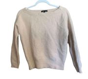 Maje Womens Size 2 Pink Blush Fuzzy Angora Pullover Sweater