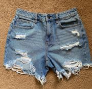 High Waisted Denim Shorts