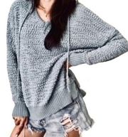 Young Fabulous & Broke Popcorn Knit Hooded Sweater