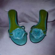 VTG Lauren Ralph Lauren  Crushed African Lizard Sandals Open Toe Jasmin 7B