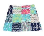 Lilly Pulitzer Patchwork Nautical Skirt Size 0