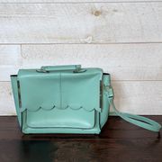 ASOS Turquoise Scalloped Crossbody Bag