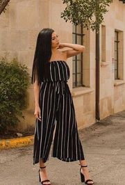 VICI Striped Jumpsuit