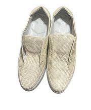 Franco Sarto woven Plaform sneaker Beige Neutral Anthropologie 9.5