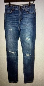 Harper Heritage Heavy Distressed Straight Jeans Size 26