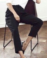 & Other Stories Black Cotton Pants Trousers