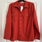 NWT  button down Size L