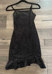 Black Mini Party Dress NWT