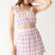 Kendall + Kylie Gingham Skirt