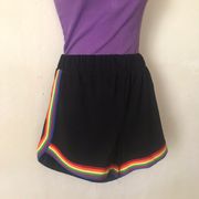 Rainbow Striped Shorts