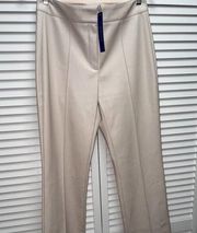 Ellie Tahari Size 4 Vegan Leather Seam Pant