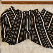 Wide Leg Stripe Pants