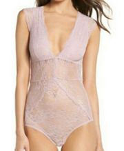 Juniors Lace Pink Body Suit (M)