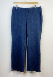 Soft Surroundings Ultimate Bootcut Pull Up Stretch Jeans PXL 18 petite XL new