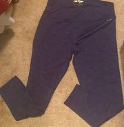 Marc New York Mark New York Performance purple and black leggings