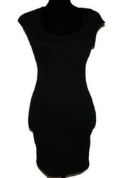 Joyce Leslie Black Bodycon Mini Dress Size Small