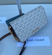 MK JST MD Phone Crossbody & Clutch Vanilla