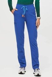 Evans Skinny Scrub Pants in Winning Blue