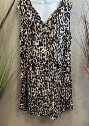 Beach lunch lounge printed dress size XXL