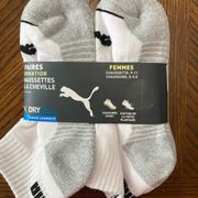 Puma NWT  Ladies Quarter Crew Socks 6 pairs