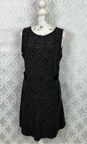 Theory Size M Mendani Purposeful Stretch Tweed Pockets  A-line Dress