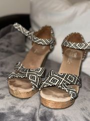 Aztec Casual Wedges Sandals High Heels