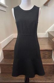 Vineyard Vines Classic Sleeveless Black Fit and Flare Dress Size 2