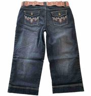 So American Heritage Denim Jeans Juniors Size 13 Capri