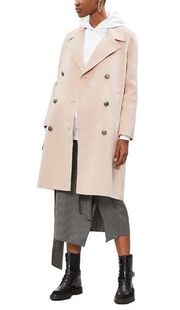 The Kooples Double-Breasted Wool Coat