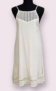 Boutique Cream Mini Dress Size L