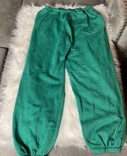 Josh Grunfeld Vintage Sweatpants in Emerald Green