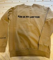 Kim Is My Lawyer Crewneck