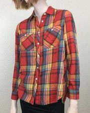 Denim & Supply RL Utility Plaid Shirt M