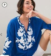 Chico’s Embroidered‎ Blouse