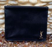 Yves Saint Laurent (YSL) Beaute Black Clutch/Pouch with Gold Detailing. EUC!