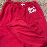 Santa Baby ladies sweatpants sz M