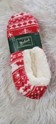 NWT Women's Woolrich Double Layer Slipper Socks with Aloe OSFM