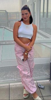 Pink BDD Cargo Pants