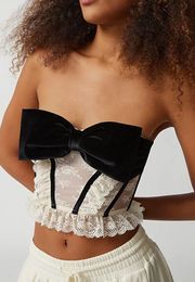 Bow Velvet Corset