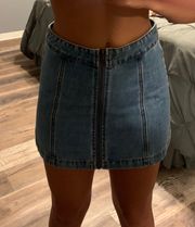 Jean Skirt