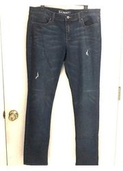 NY&Co Distressed Low rise skinny leg jeans