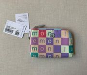 Clippable Card Pouch - checkered moment mini multi/vapor