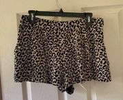 Sz 4  Leopard Shorts